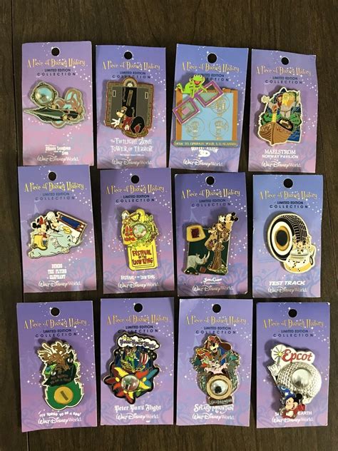 disney piece of history pins